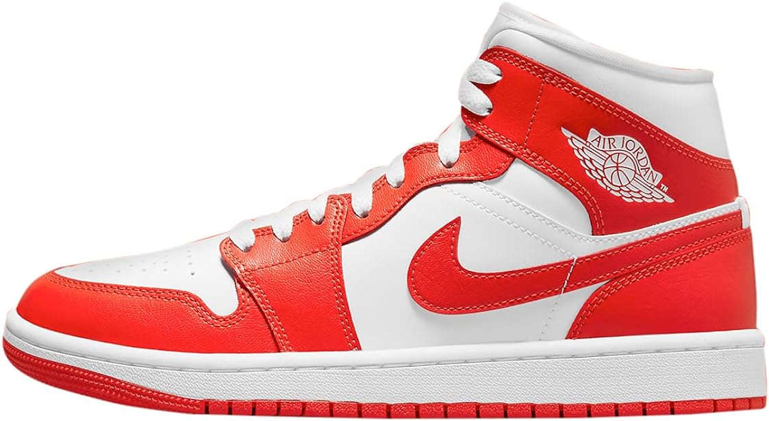 Munich Nike wmns air jordan 1 mid scarpe sneakers alte da donna rosse e bianche Via Veneto Store Prive