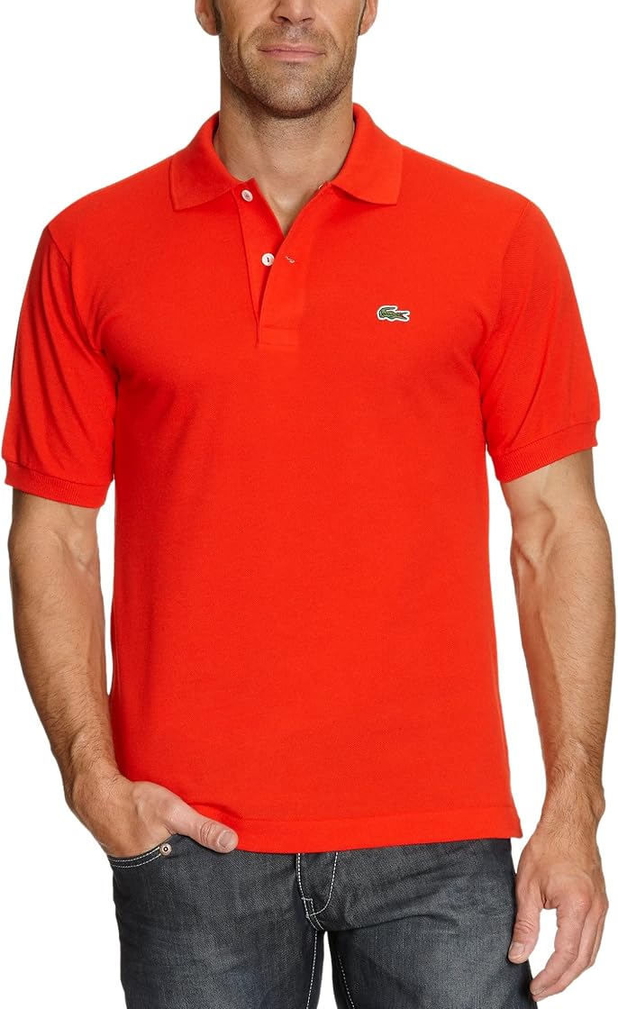 Polo rossa lacoste best sale